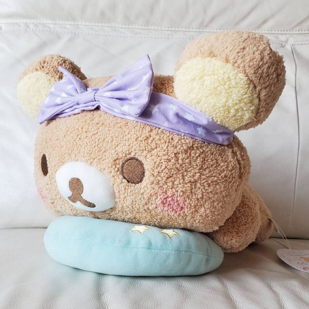 Rilakkuma - Pajama Party Lying Down Plushies (Rilakkuma)